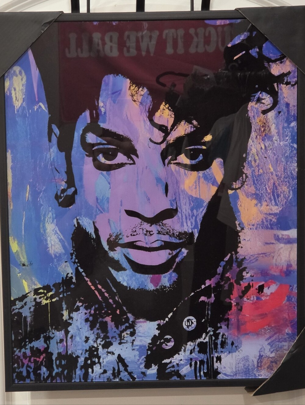 The Pop Art Factory Prince Print Vinyl Canvas Framed Wall Decor - Picture 3 of 7